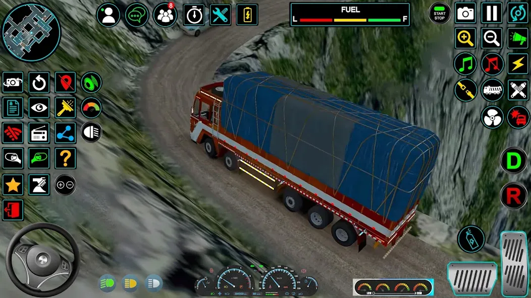 Скачать взломанную Indian Truck Offroad Cargo Sim (Индийский грузовик   )  [МОД Все открыто] — последняя версия apk на Андроид screen 4