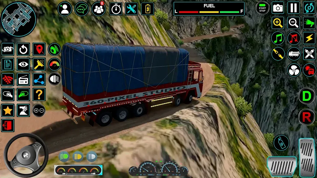 Скачать взломанную Indian Truck Offroad Cargo Sim (Индийский грузовик   )  [МОД Все открыто] — последняя версия apk на Андроид screen 5