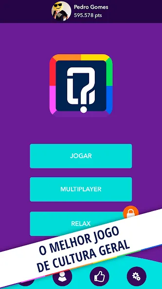 Скачать взлом Quizit — Trivia Português (Квизит)  [МОД Много денег] — последняя версия apk на Андроид screen 1