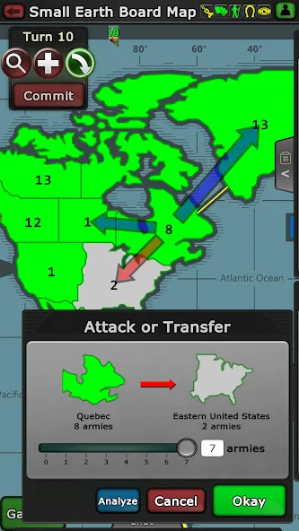 Скачать взломанную Warzone — turn based strategy (Уорзон)  [МОД Много монет] — последняя версия apk на Андроид screen 1