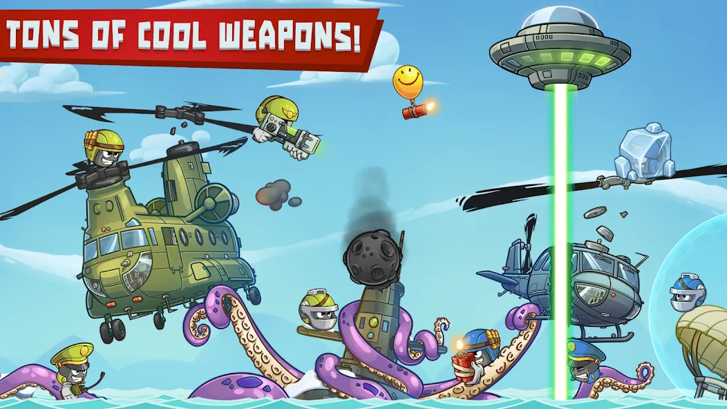 Скачать взломанную Warlings 2: Total Armageddon (Варлингс 2)  [МОД Menu] — стабильная версия apk на Андроид screen 3