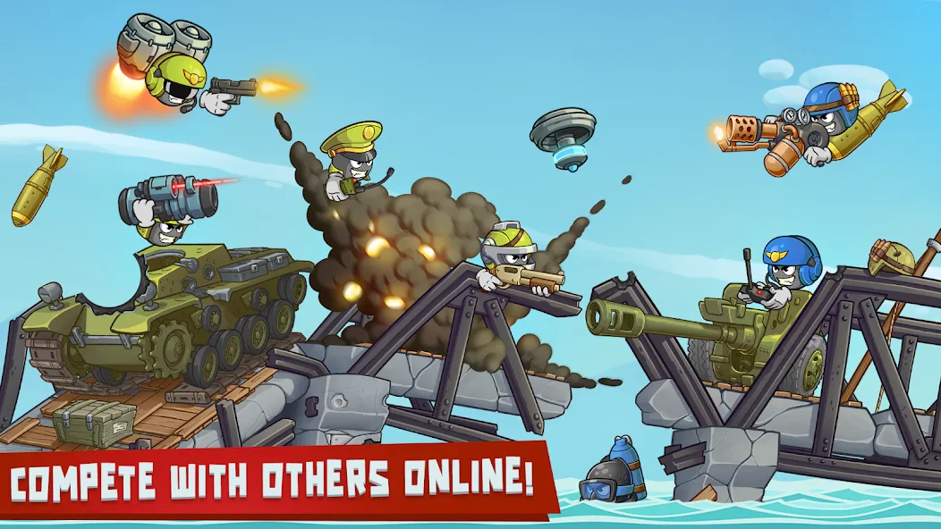 Скачать взломанную Warlings 2: Total Armageddon (Варлингс 2)  [МОД Menu] — стабильная версия apk на Андроид screen 5