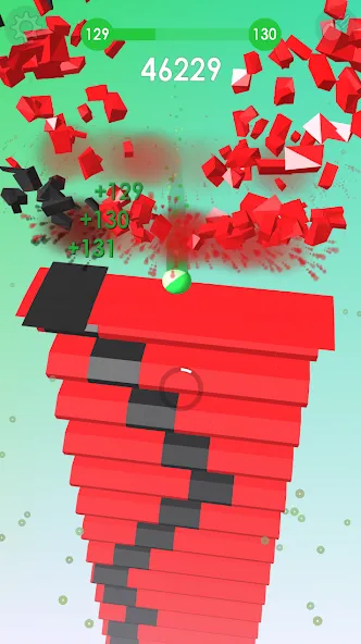 Скачать взлом Ball: Blast colorful bricks 3d  [МОД Бесконечные монеты] — стабильная версия apk на Андроид screen 2