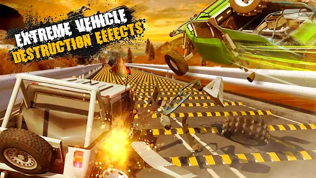 Взлом Car Crash Speed Bump Car Games  [МОД Menu] — последняя версия apk на Андроид screen 2