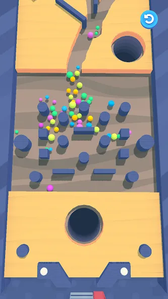 Скачать взломанную Sand Balls — Puzzle Game (Сэнд Боллс)  [МОД Меню] — стабильная версия apk на Андроид screen 2