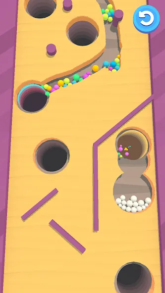 Скачать взломанную Sand Balls — Puzzle Game (Сэнд Боллс)  [МОД Меню] — стабильная версия apk на Андроид screen 3