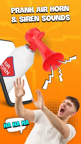 Взломанная Prank Sounds Haircut, Air Horn  [МОД Много денег] — последняя версия apk на Андроид screen 1