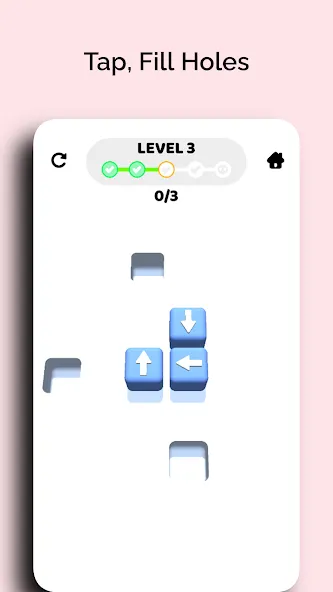 Взломанная Fill Holes 3D (Фил Хоулс 3Д)  [МОД Много монет] — полная версия apk на Андроид screen 3