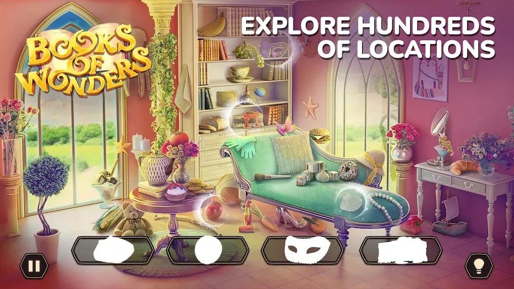 Скачать взломанную Books of Wonder Hidden Objects  [МОД Mega Pack] — полная версия apk на Андроид screen 3