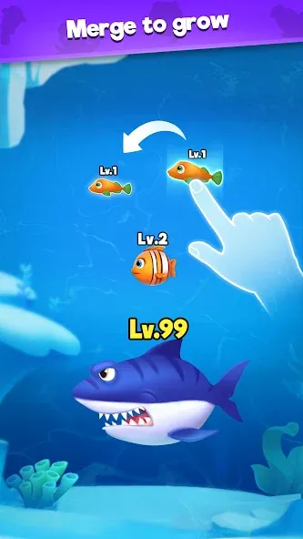 Скачать взлом Fish Go.io — Be the fish king  [МОД Меню] — последняя версия apk на Андроид screen 3