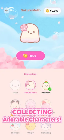 Скачать взломанную Mochi Jump — Into infinity (Поппинг Джамп)  [МОД Unlimited Money] — полная версия apk на Андроид screen 3