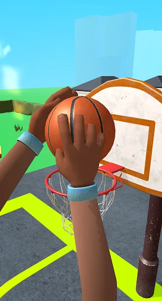 Взломанная Dribble Hoops (Дрибл Хупс)  [МОД Меню] — полная версия apk на Андроид screen 2