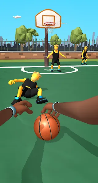 Взломанная Dribble Hoops (Дрибл Хупс)  [МОД Меню] — полная версия apk на Андроид screen 3