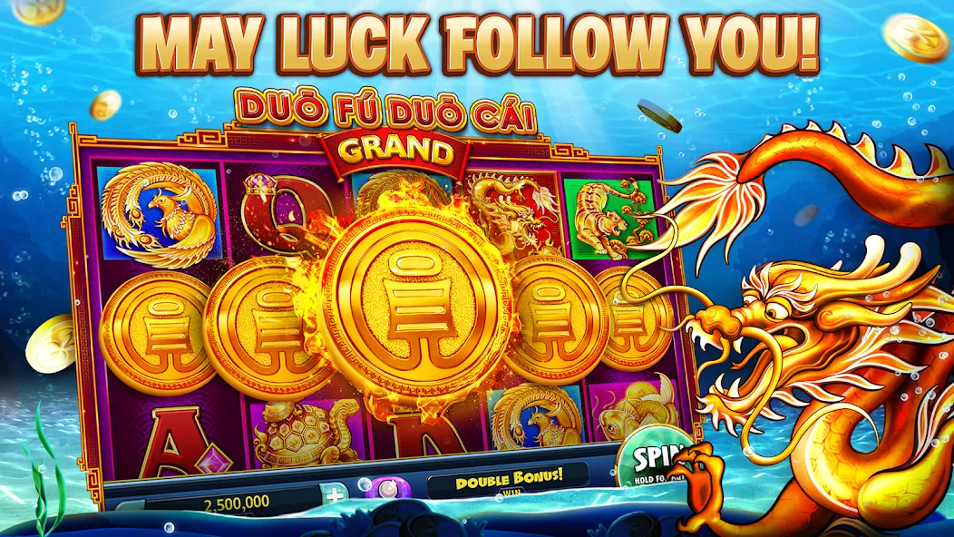 Скачать взломанную Gold Fish Casino Slot Games (Голдфиш)  [МОД Много монет] — полная версия apk на Андроид screen 2