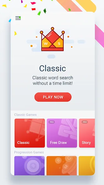 Скачать взлом Word Search Colorful  [МОД Menu] — последняя версия apk на Андроид screen 2