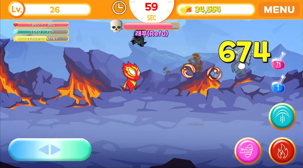 Взлом Sprit of Fire Ifrt (Дух Огня Ифрт)  [МОД Menu] — полная версия apk на Андроид screen 2