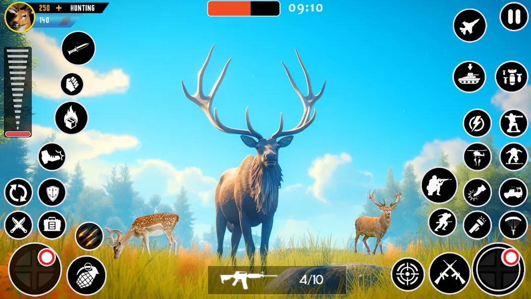 Скачать взломанную Wild Animal Deer Hunting Games (Охота на диких зверей с оружием  игры)  [МОД Unlocked] — последняя версия apk на Андроид screen 4