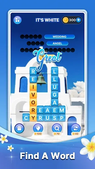 Скачать взломанную Word Search Block Puzzle Game  [МОД Unlocked] — полная версия apk на Андроид screen 1