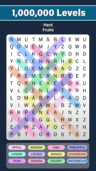 Взлом Word Search: Word Find (Ворд Срч)  [МОД Unlimited Money] — последняя версия apk на Андроид screen 3