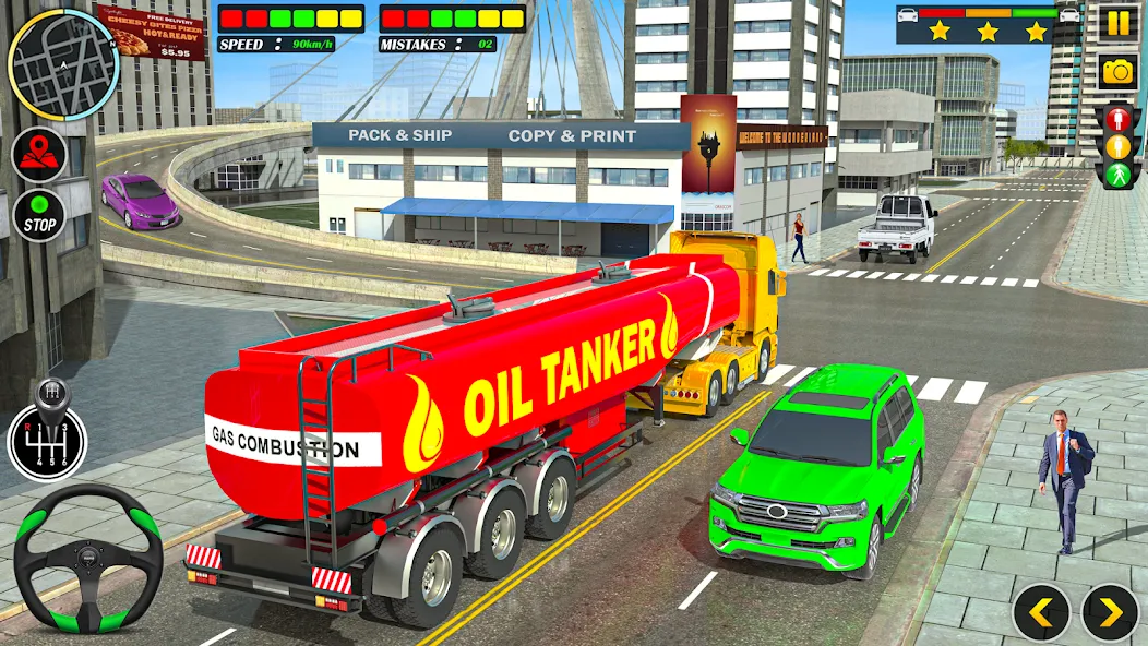 Скачать взлом Offroad Oil Tanker Truck Games (Оффроуд Игры на машинецистерне для нефти)  [МОД Меню] — последняя версия apk на Андроид screen 2