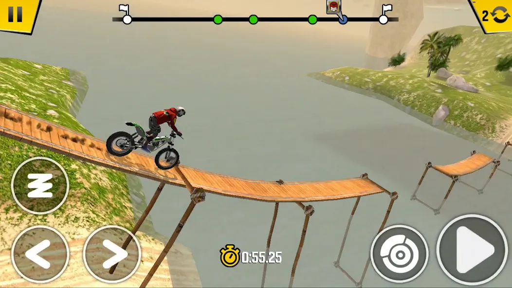 Скачать взломанную Trial Xtreme 4 Bike Racing (Триал Экстрим 4 Гонки на мотоциклах)  [МОД Menu] — последняя версия apk на Андроид screen 1