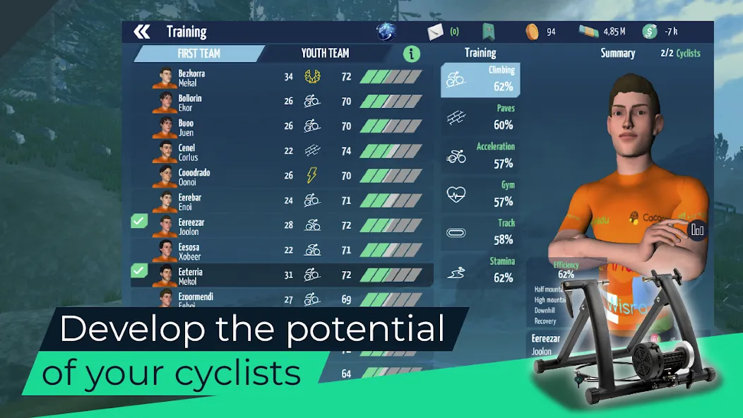 Взлом Live Cycling Manager 2023 (Лайв Сайклинг Менеджер 2023)  [МОД Unlocked] — стабильная версия apk на Андроид screen 4