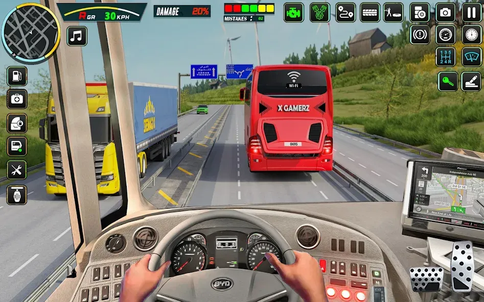 Скачать взломанную City Bus Simulator — Bus Drive  [МОД Mega Pack] — стабильная версия apk на Андроид screen 3