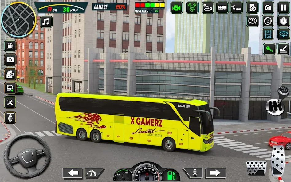 Скачать взломанную City Bus Simulator — Bus Drive  [МОД Mega Pack] — стабильная версия apk на Андроид screen 5