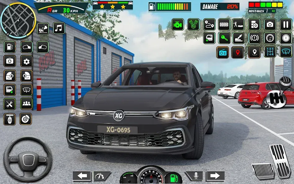 Взлом City Car Driving — Car Games (Сити Кар Драйвинг)  [МОД Unlocked] — последняя версия apk на Андроид screen 1