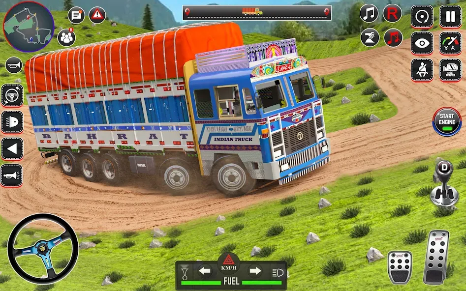 Взлом Indian Truck Drive Truck Games (Индийский грузовой симулятор)  [МОД Бесконечные монеты] — полная версия apk на Андроид screen 3