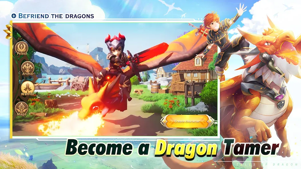 Взломанная Tales of Dragon — Fantasy RPG (Тейлс оф Драгон)  [МОД Unlimited Money] — стабильная версия apk на Андроид screen 2