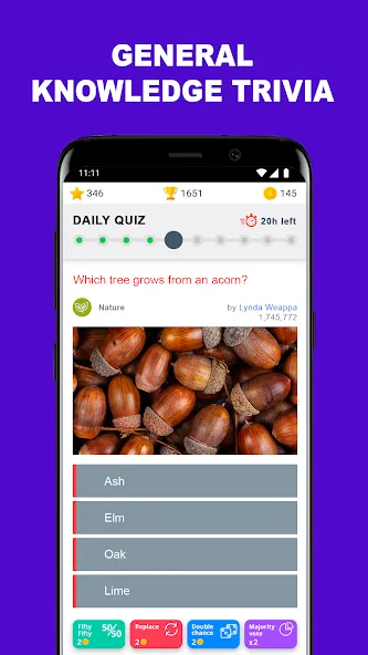 Взлом QuizzClub. Quiz & Trivia game (КвиззКлуб)  [МОД Бесконечные монеты] — последняя версия apk на Андроид screen 1