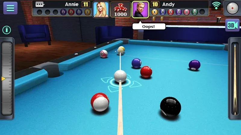 Взломанная 3D Pool Ball  [МОД Mega Pack] — стабильная версия apk на Андроид screen 1