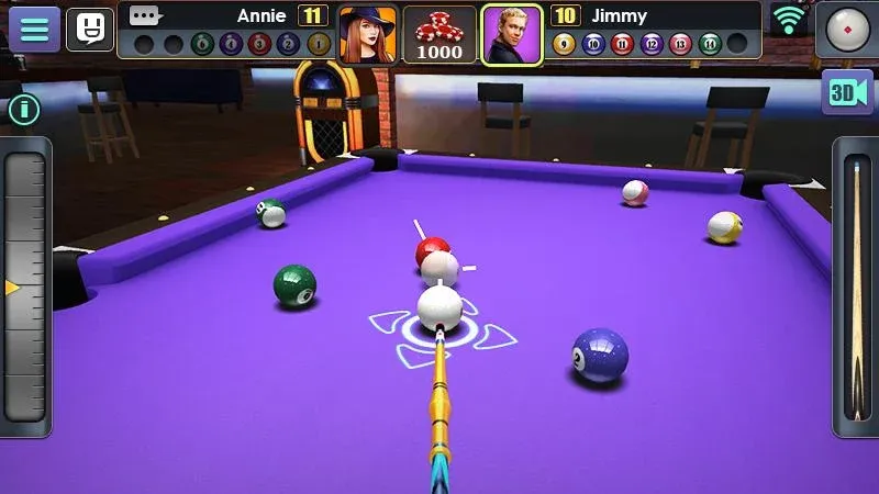 Взломанная 3D Pool Ball  [МОД Mega Pack] — стабильная версия apk на Андроид screen 4