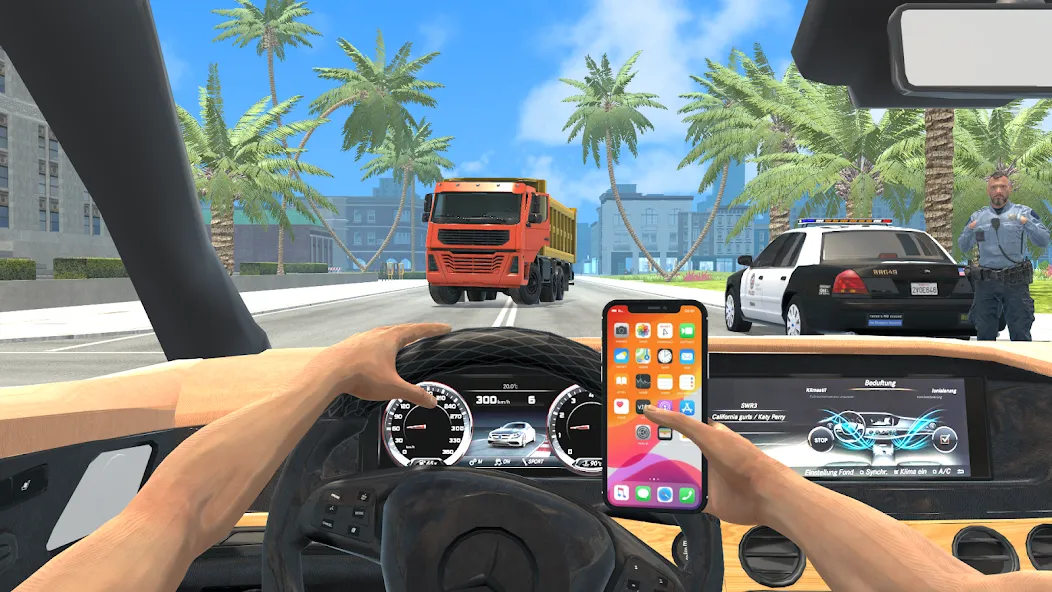 Скачать взломанную Drive Simulator: Traffic Race  [МОД Все открыто] — полная версия apk на Андроид screen 5