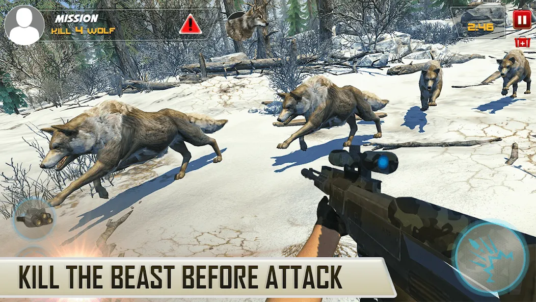 Скачать взлом Dino Hunting Sniper Shooter 3D  [МОД Menu] — стабильная версия apk на Андроид screen 5