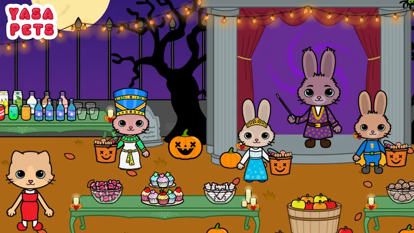 Скачать взлом Yasa Pets Halloween (Яса Петс Хэллоуин)  [МОД Unlocked] — стабильная версия apk на Андроид screen 5