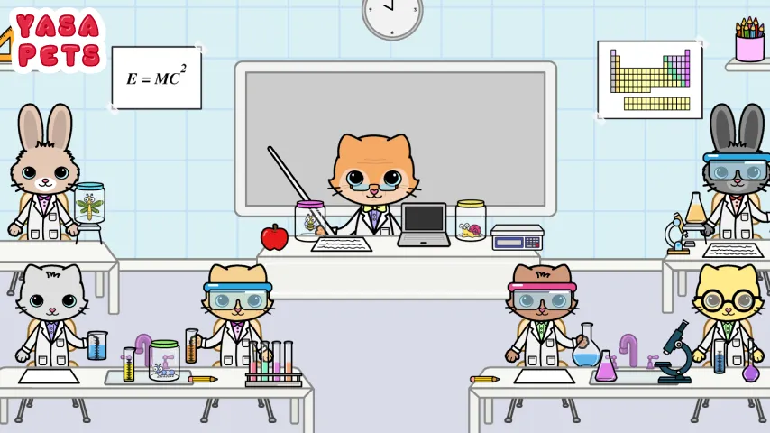 Взломанная Yasa Pets School (Яса Петс Скул)  [МОД Много денег] — стабильная версия apk на Андроид screen 1