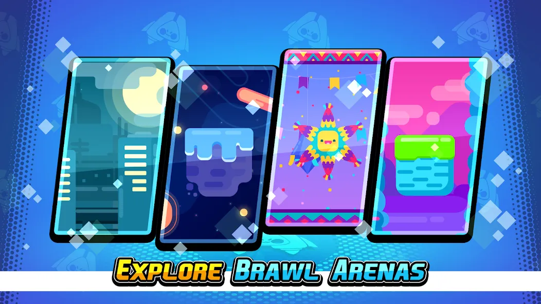 Скачать взломанную Gravity Brawl: Hero Shooter  [МОД Menu] — стабильная версия apk на Андроид screen 3