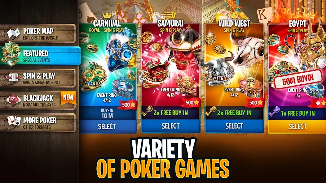 Взлом Governor of Poker 3 — Texas  [МОД Бесконечные монеты] — полная версия apk на Андроид screen 2