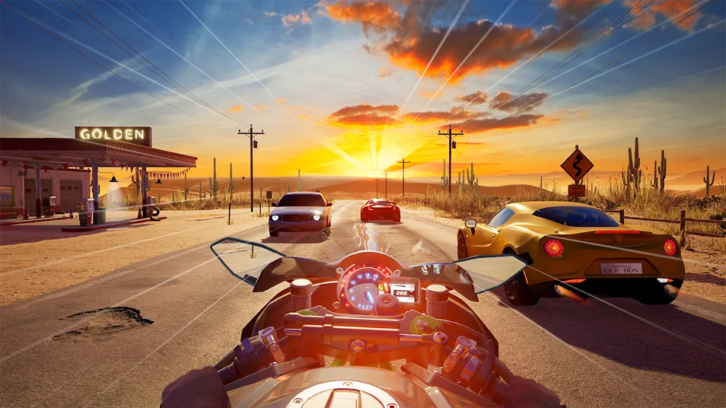 Скачать взлом Speed Moto Dash:Real Simulator (Спид Мото Дэш)  [МОД Unlocked] — стабильная версия apk на Андроид screen 4