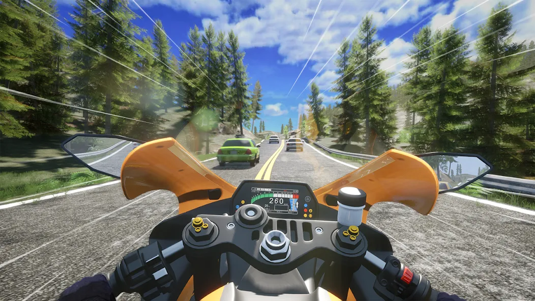 Скачать взлом Speed Moto Dash:Real Simulator (Спид Мото Дэш)  [МОД Unlocked] — стабильная версия apk на Андроид screen 5