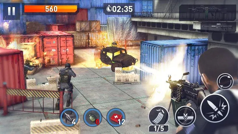 Взлом Elite Killer: SWAT  [МОД Mega Pack] — полная версия apk на Андроид screen 1