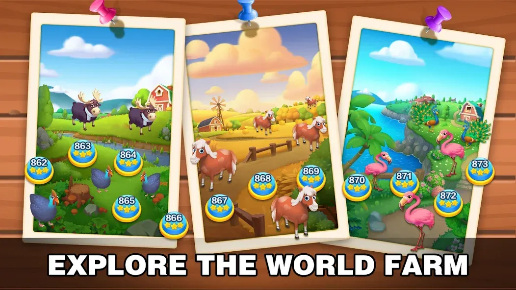 Скачать взлом Solitaire Farm: Card Games (Соляр Фарм)  [МОД Mega Pack] — полная версия apk на Андроид screen 5