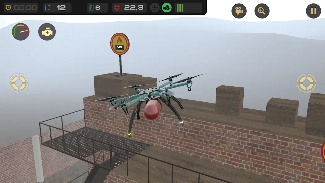 Скачать взломанную Edu Drone Simulator  [МОД Menu] — стабильная версия apk на Андроид screen 2