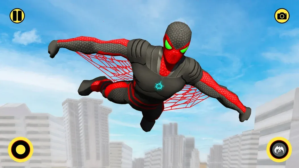 Взломанная Spider Miami Rope Hero Ninja  [МОД Бесконечные монеты] — последняя версия apk на Андроид screen 4