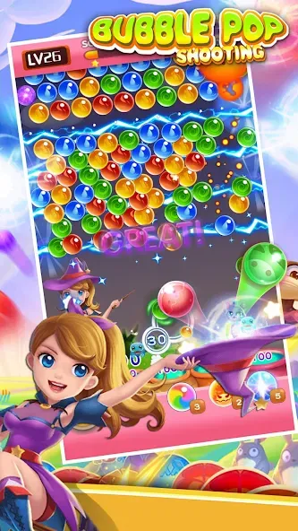 Скачать взломанную Bubble Pop — Classic Bubble Sh (Бабл Поп)  [МОД Unlimited Money] — полная версия apk на Андроид screen 1