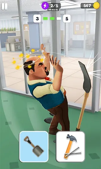 Скачать взлом The Office : Prank The Boss (Зе Офис)  [МОД Много монет] — полная версия apk на Андроид screen 2