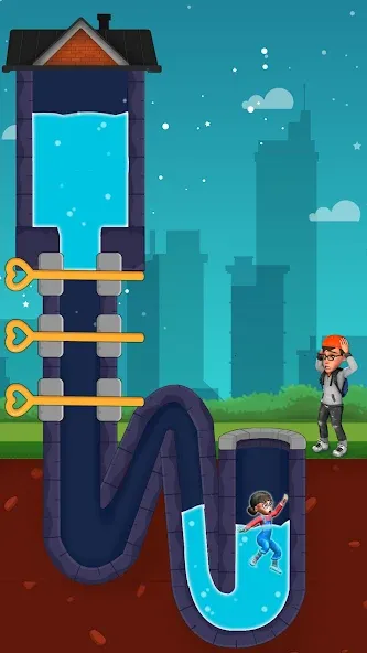 Скачать взлом Pull The String : Nick's Quest (Пул Зе Стринг)  [МОД Menu] — стабильная версия apk на Андроид screen 2