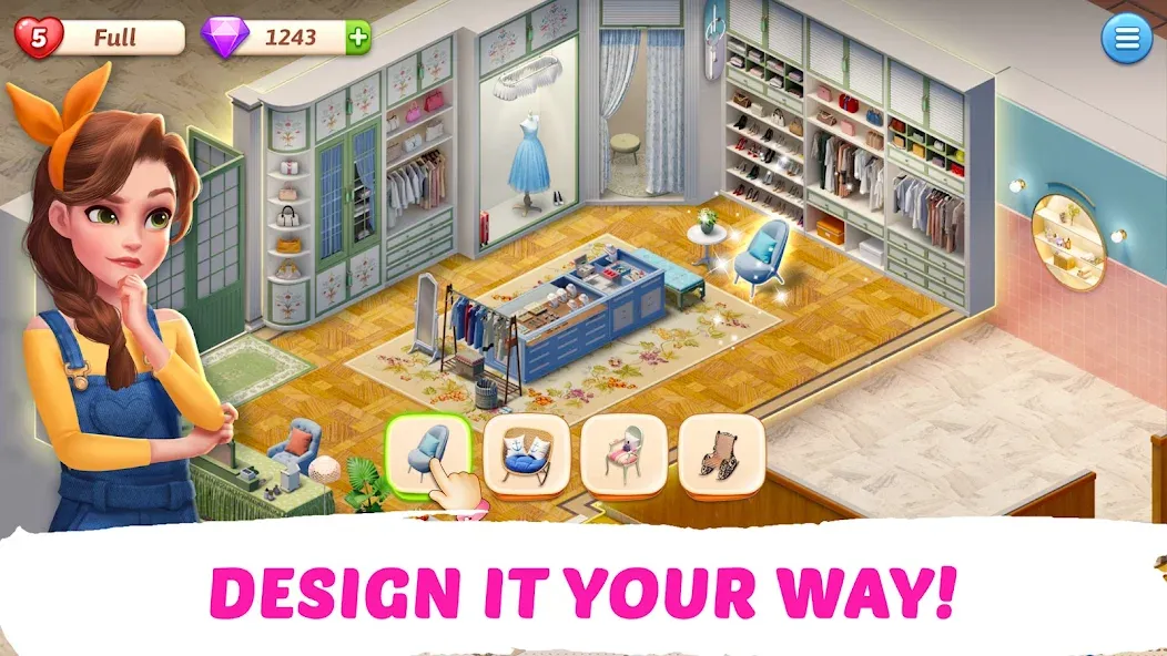 Скачать взлом My Story — Mansion Makeover  [МОД Все открыто] — стабильная версия apk на Андроид screen 3